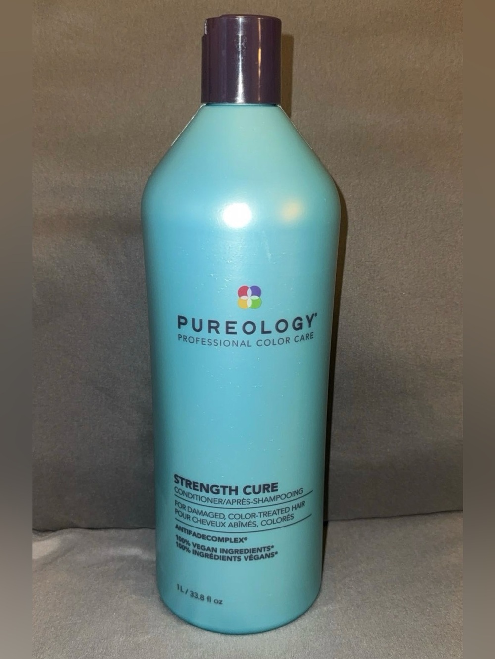 Pureology Strength Cure Conditioner Liter For Damaged Color Treated Hair 33.8 oz